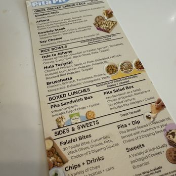 Pita Pit - Catering menu. - Sandwiches Near Me - Gig Harbor, Washington