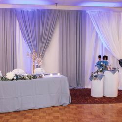 Glammoré Premier Events - Beautiful pipe and drape for Sweet 16
