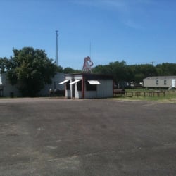 Buck's Steaks & Bar-B-Que - The smoke house.