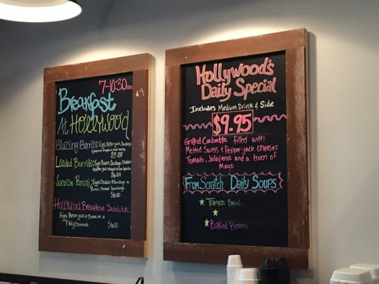 Menu photo 4 Hollywood Corners Station Norman, OK