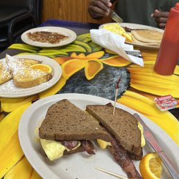 Breakfast sandwich  French Toast