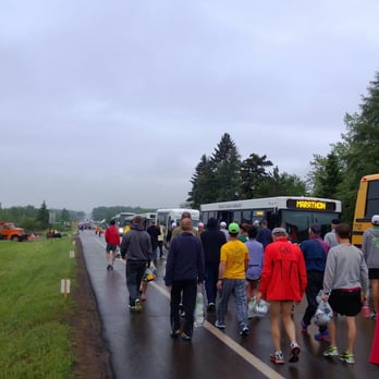 Grandma's Marathon - Well - they dropped us off. I guess the only thing left to do is run back. - Races & Competitions Near Me - Duluth, Minnesota