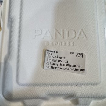 Panda Express - Says fried rice on the sticker but they decided to give all chow mein instead. - Chinese Near Me - San Diego, California
