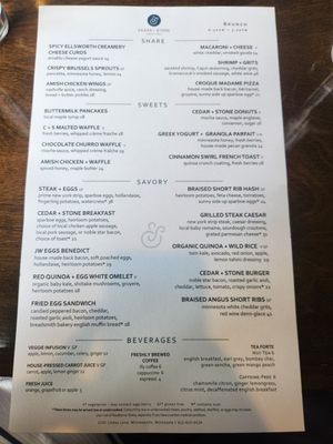 Menu photo 7 Cedar + Stone, Urban Table Bloomington, MN Menu photo 7 Cedar + Stone, Urban Table Bloomington, MN
