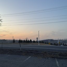 view from the parking lot