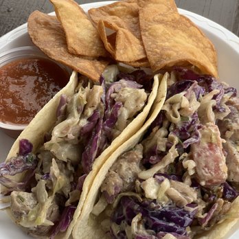 Island Taco - Corn ahi tacos, bland taste, sadly nothing special and still overpriced $10.75 for two tacos - Hawaiian Near Me - Waimea, Hawaii Island Taco - Corn ahi tacos, bland taste, sadly nothing special and still overpriced $10.75 for two tacos - Hawaiian Near Me - Waimea, Hawaii