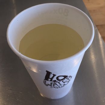 Chipotle Mexican Grill - This is the color of the filtered water at this location (obvious yellow tint) - Fast Food Near Me - Kildeer, Illinois