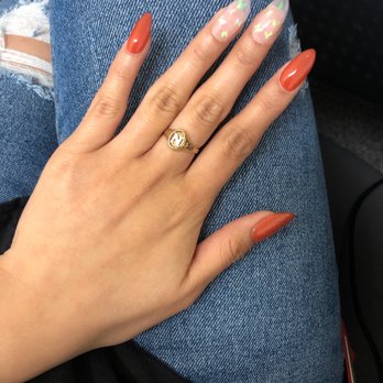 Me Nail Spa - almond gel extensions / butterfly design $70 - Nail Salons Near Me - Alameda, California Me Nail Spa - almond gel extensions / butterfly design $70 - Nail Salons Near Me - Alameda, California