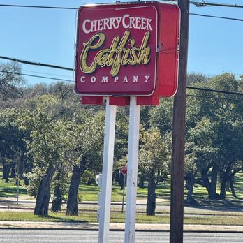Cherry Creek Catfish - Signage - Seafood Near Me - Austin, Texas Cherry Creek Catfish - Signage - Seafood Near Me - Austin, Texas