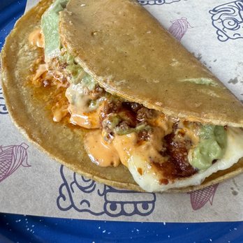 Nixta Taqueria - Quesadilla with chorizo - Mexican Near Me - Austin, Texas Nixta Taqueria - Quesadilla with chorizo - Mexican Near Me - Austin, Texas