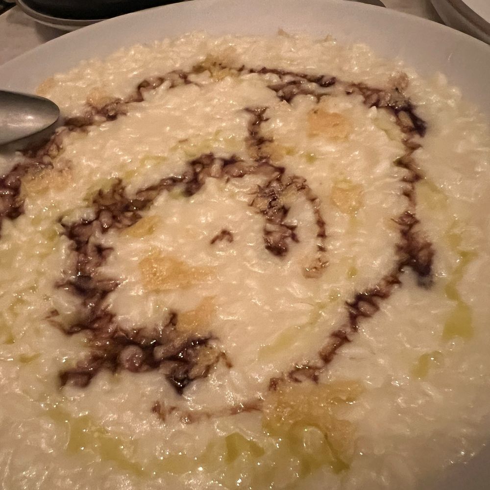 Risotto with aged balsamic Risotto with aged balsamic