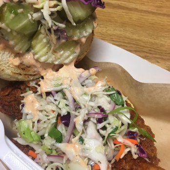 Pop Up Hot Chicken - The Sando - Chicken Shop Near Me - Bloomington, Illinois