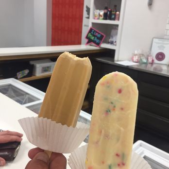 Frios Gourmet Pops - Salted Caramel and Birthday Cake - Desserts Near Me - Daphne, Alabama