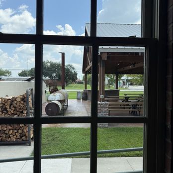 Killen's Barbecue - View from inside out - Barbeque Near Me - Pearland, Texas
