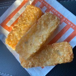 Hash browns were so hard and cold I had to throw them away. So very disappointing, and I had two orders. Hash browns were so hard and cold I had to throw them away. So very disappointing, and I had two orders.