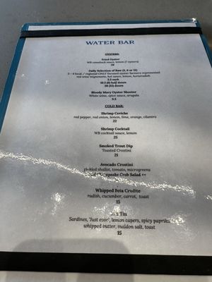 Menu photo 8 Water Bar Arlington, VA Menu photo 8 Water Bar Arlington, VA