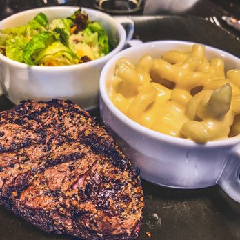 Kingston's Steakhouse - Steak with side of brussel sprouts and mac n cheese - Steakhouses Near Me - Cedar Rapids, Iowa Kingston's Steakhouse - Steak with side of brussel sprouts and mac n cheese - Steakhouses Near Me - Cedar Rapids, Iowa