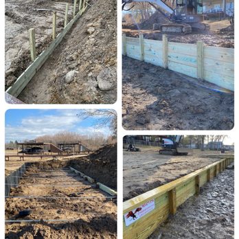 Superior Retaining Wall & Boat House - Installing wood retaining wall - General Contractors Near Me Superior Retaining Wall & Boat House - Installing wood retaining wall - General Contractors Near Me