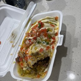 Burrito mojado de asada Burrito mojado de asada