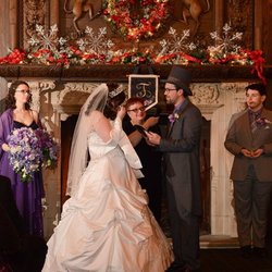 Rev Patti Ruhala - Pinning the tartan
