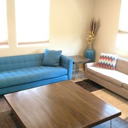 Southwest Unique Designs - Our matching coffee table and side table in our living room!