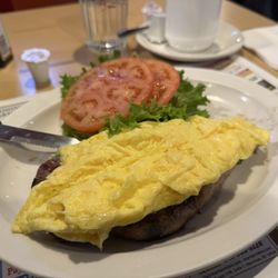 New City Diner - Ny strip steak and eggs