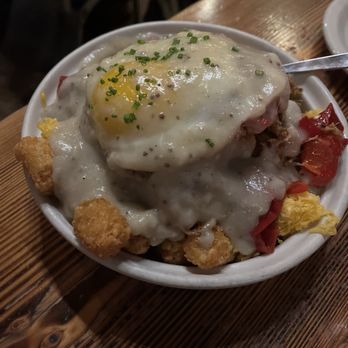 Radiator Whiskey - Radiator Tots (loaded!) - New American Near Me - Seattle, Washington Radiator Whiskey - Radiator Tots (loaded!) - New American Near Me - Seattle, Washington
