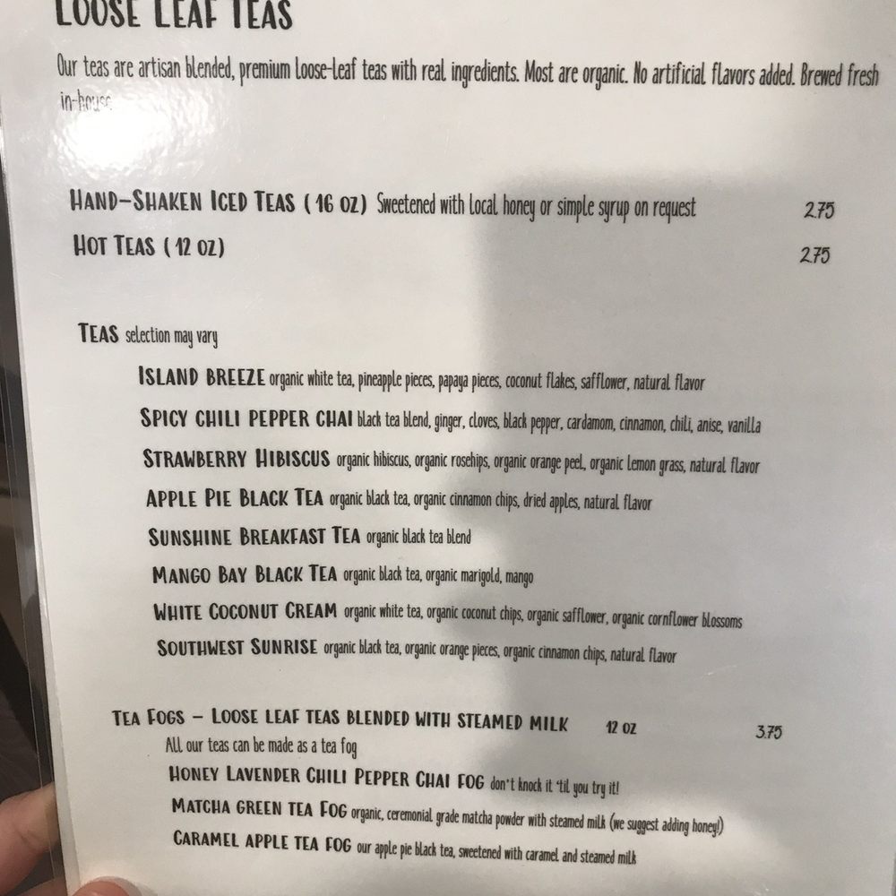 Sunshine House Coffee - Menu - Coffee & Tea Near Me - Jourdanton, Texas