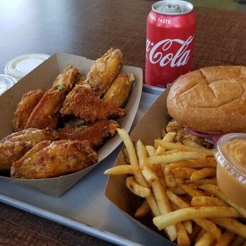 Holdaak Fried Chicken - Chicken wings - caramel soy, spicy, and original plus a chicken sandwich with fries - Chicken Shop Near Me - Fullerton, California Holdaak Fried Chicken - Chicken wings - caramel soy, spicy, and original plus a chicken sandwich with fries - Chicken Shop Near Me - Fullerton, California