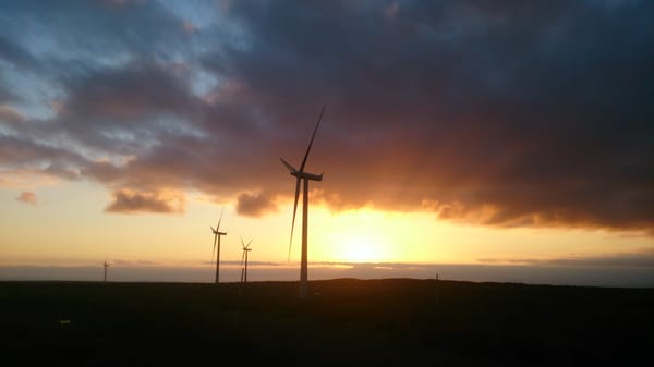 Whitelee wind farm by null