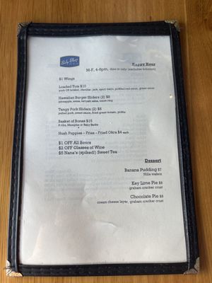 Menu photo 2 Baby Blues BBQ Venice, CA