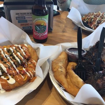 Tocabe An American Indian Eatery - Indian Taco w/ shredded bison, bison ribs & fry bread & my strawberry rhubarb drink! Sooooo good - American Near Me - Denver, Colorado Tocabe An American Indian Eatery - Indian Taco w/ shredded bison, bison ribs & fry bread & my strawberry rhubarb drink! Sooooo good - American Near Me - Denver, Colorado