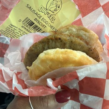 Buc-ee's - Buc-ee's egg, sausage and cheese biscuit - Gas Stations Near Me - Hillsboro, Texas
