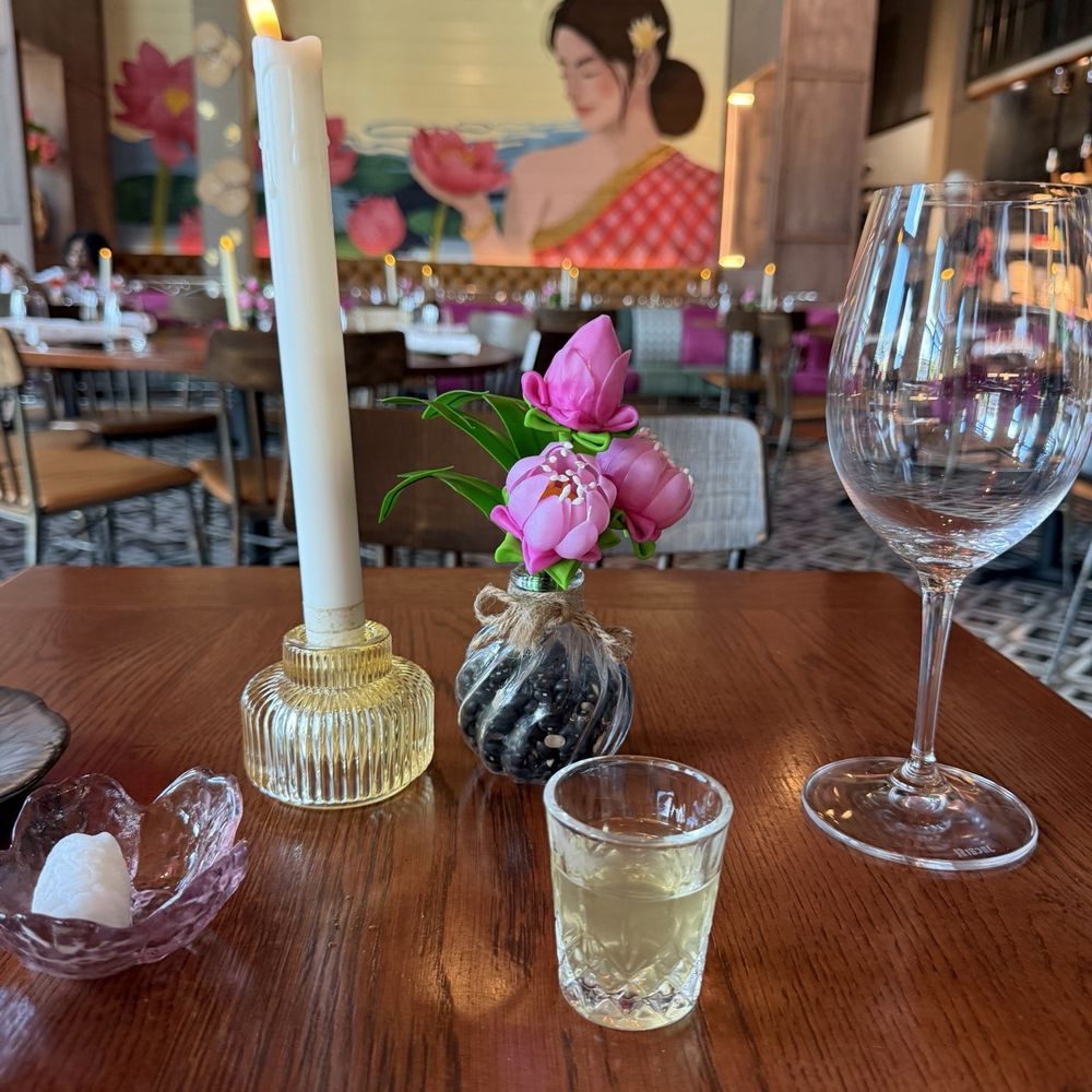 Pink Lotus Thai Restaurant - Welcome drink and towel - Thai Near Me - Atlanta, Georgia Pink Lotus Thai Restaurant - Welcome drink and towel - Thai Near Me - Atlanta, Georgia