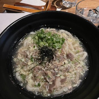 Udon Lab - Beef Kakitama Udon - Noodles Near Me - New York, New York Udon Lab - Beef Kakitama Udon - Noodles Near Me - New York, New York