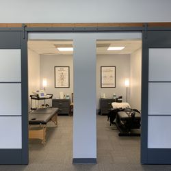 HealthSource - Chiropractic treatment rooms.