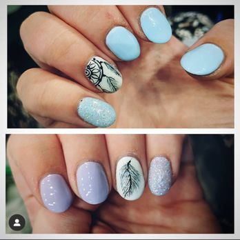 Nailed It Studios - Feathers & Dreamcatcher - Nail Salons Near Me - Markham, Ontario