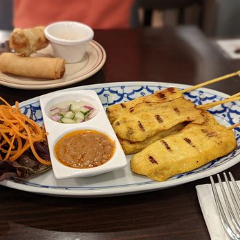 One Dee Siam - chicken satay - Thai Near Me - Jersey City, New Jersey One Dee Siam - chicken satay - Thai Near Me - Jersey City, New Jersey