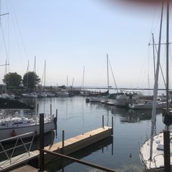 Buffalo Yacht Club - View from our table