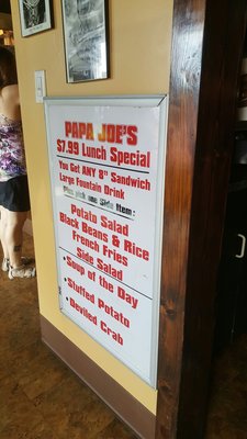 Menu photo 3 Papa Joe's Sub Shop Tampa, FL