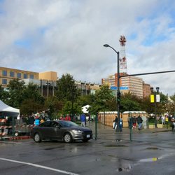 Des Moines Taco Festival - Western Gateway Park from outside the West end.