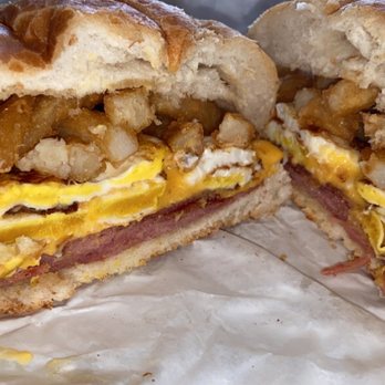 B & C Deli - Pork roll egg and cheese with French fries - Delis Near Me - South Plainfield, New Jersey