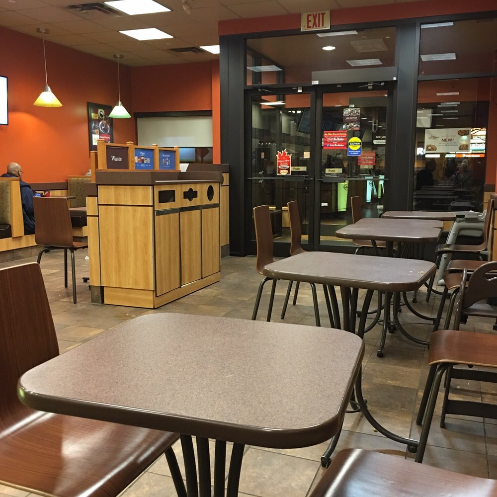 Tim Hortons - The Tim Hortons has good seating and is spacious, but not very clean. - Coffee & Tea Near Me - Scarborough, Ontario Tim Hortons - The Tim Hortons has good seating and is spacious, but not very clean. - Coffee & Tea Near Me - Scarborough, Ontario