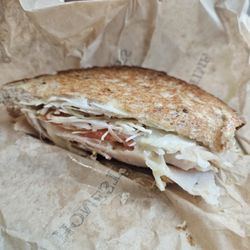 El Meson Sandwiches - Classic Turkey Melt. I already ate half.