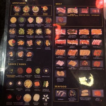 MIU Japanese BBQ - Our menu - Japanese Near Me - Las Vegas, Nevada