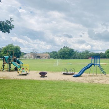 Eagles Landing Resort - Playground and slip in slide in background - Campgrounds Near Me - Grove, Oklahoma Eagles Landing Resort - Playground and slip in slide in background - Campgrounds Near Me - Grove, Oklahoma
