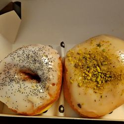 The Rolling Donut - Lemon Poppyseed and Vanilla Glaze Pistachio