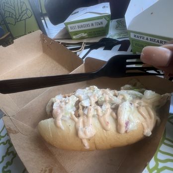 Mike's Vegan Grill - That hotdog seemed small to me. - Vegan Near Me - Greensboro, North Carolina