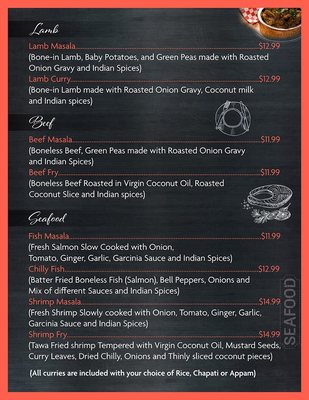 Menu photo 5 Mc's curry Winnipeg, MB