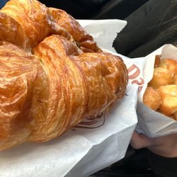 THE BEST ham & cheese croissant and donut holes